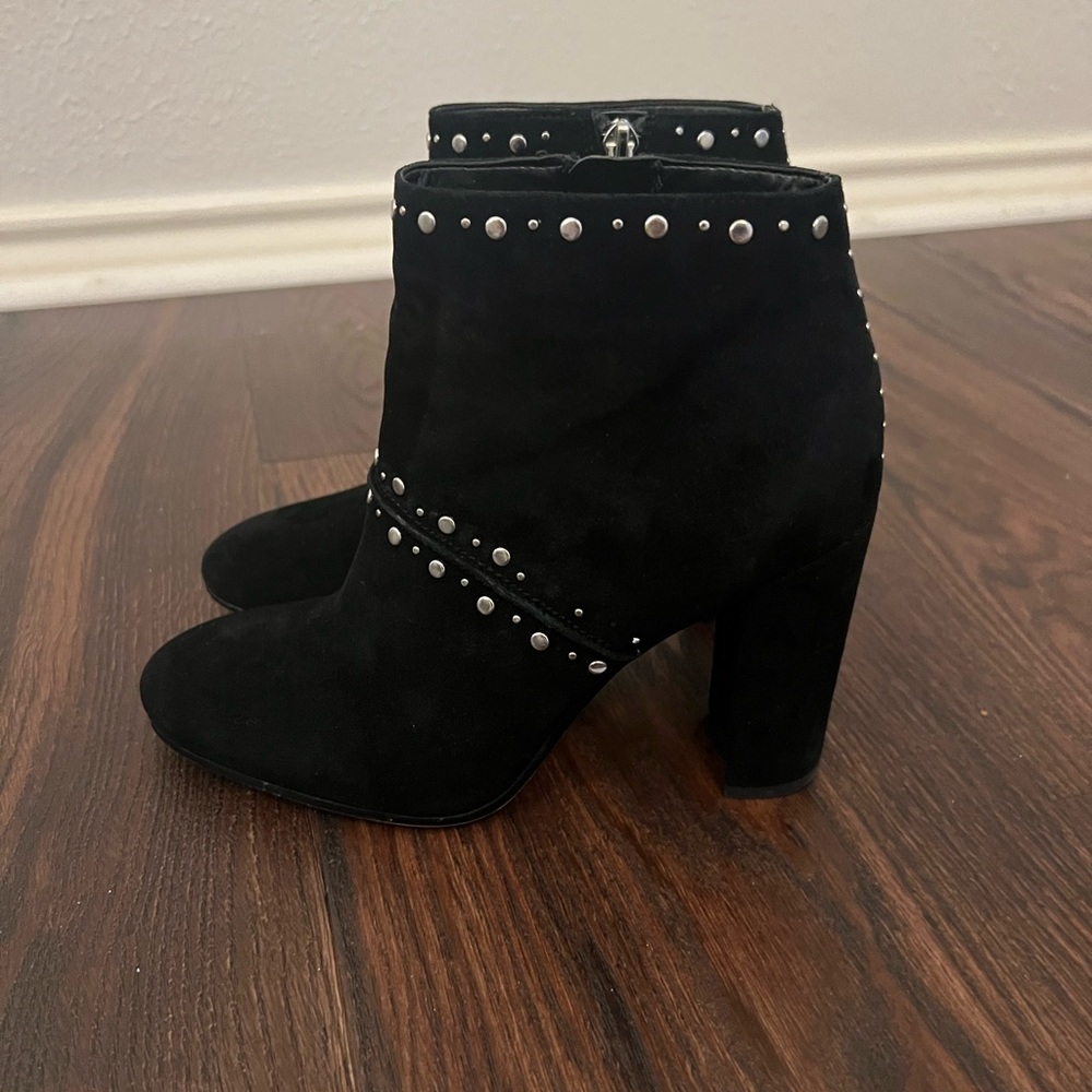 Sam Edelman Black Studded Booties